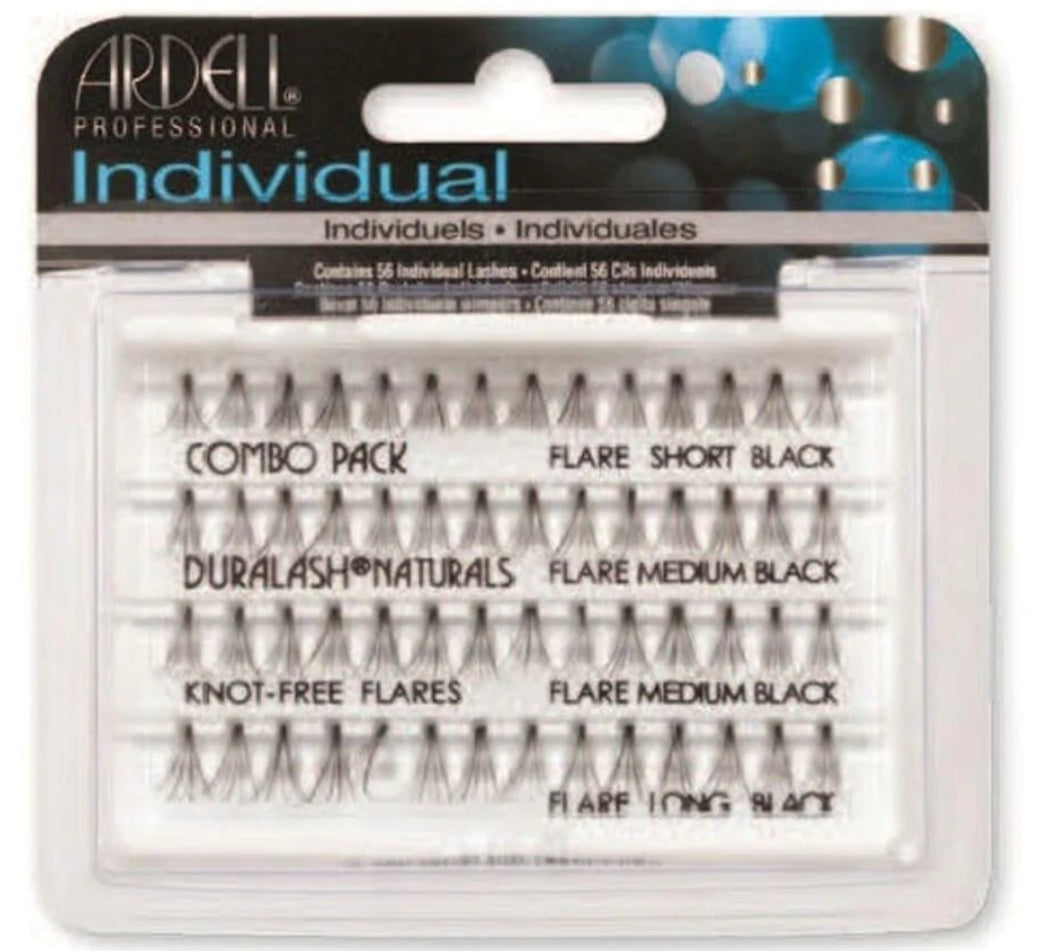 Ardell Lashes Duralash Individual Naturals Knot-Free - Combo Black
