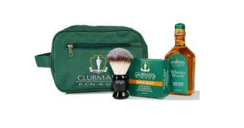 Clubman Pinaud Shave Essential Kit - Whiskey